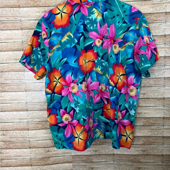 True Vintage Mens Hilo Hattie The Hawaiian Original Button Up Shirt sz xl - Picture 4 of 4